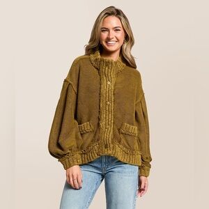 Free People We The Free CUTE IN THIS CARDIGAN Size L NWT